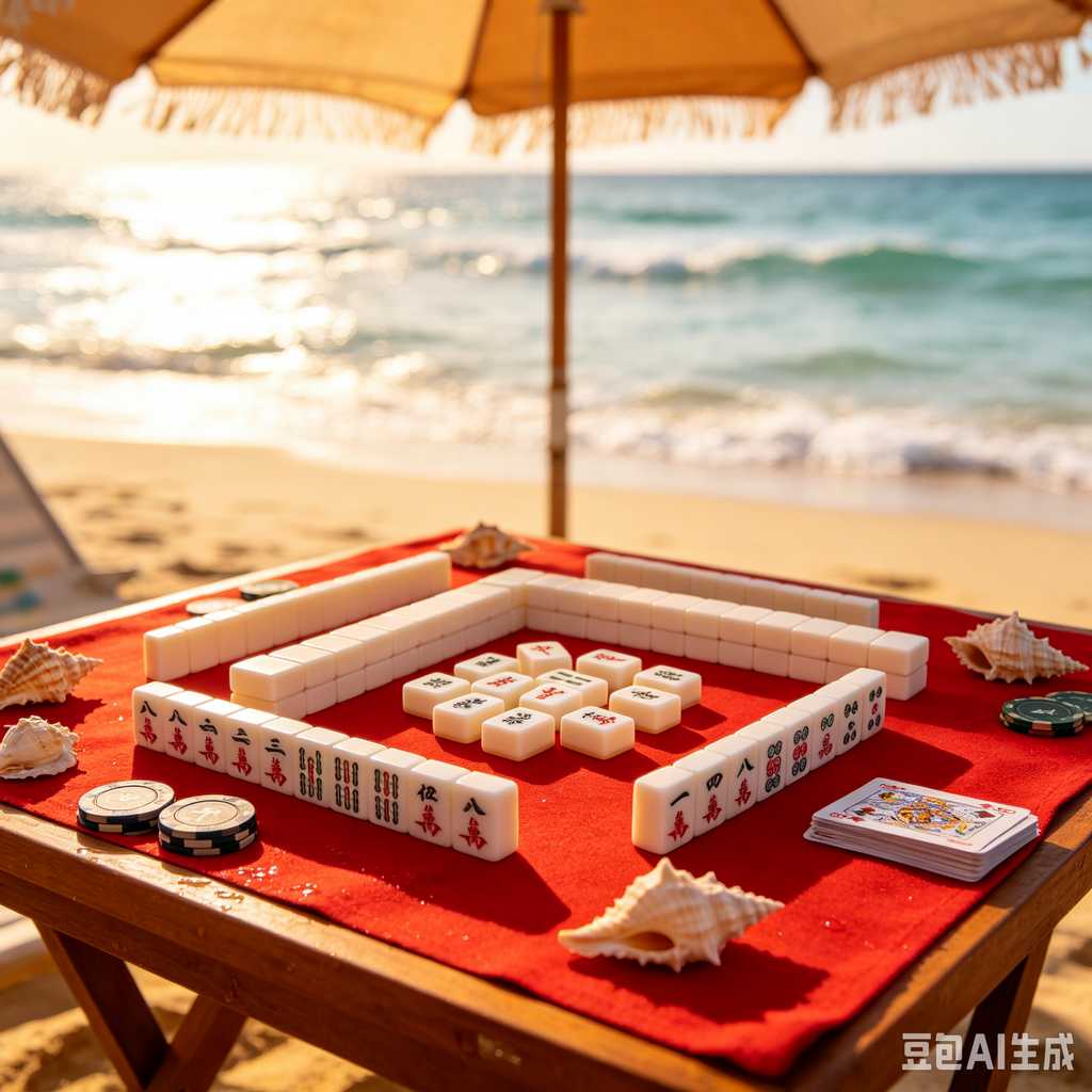 unique text mahjong tiles design