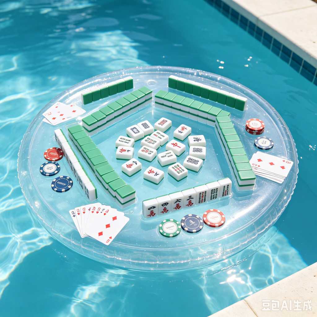 space saving mahjong game set